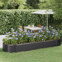 lit sureleve jardin acier grands volumes anthracite 322 x 100 x 36 cm 1 | jardinna
