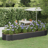 lit sureleve jardin acier grands volumes anthracite 322 x 100 x 36 cm 1 | jardinna