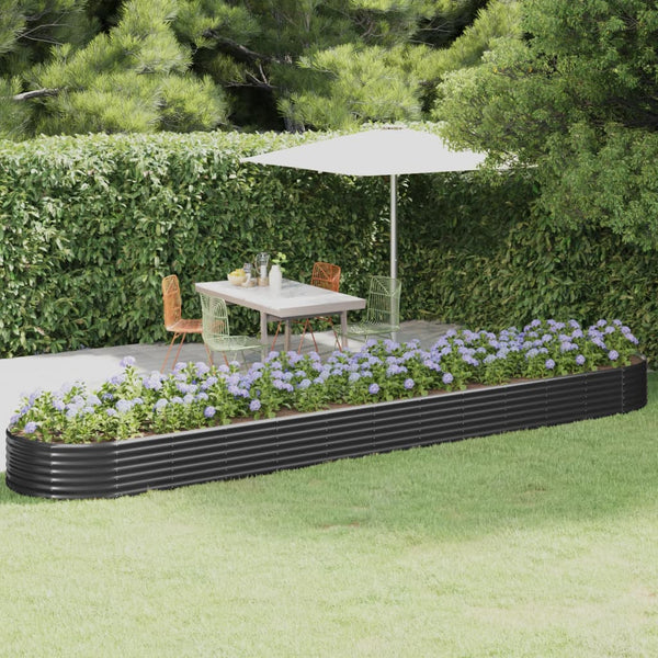 lit sureleve jardin acier grands volumes anthracite 507 x 100 x 36 cm 1 | jardinna