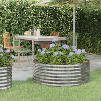 lit sureleve jardin acier grands volumes argent 100 x 100 x 36 cm 1 | jardinna