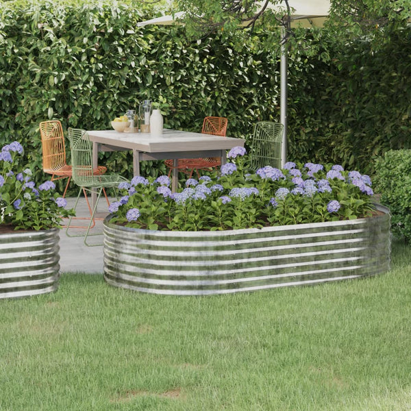 lit sureleve jardin acier grands volumes argent 175 x 100 x 36 cm 1 | jardinna