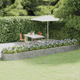 lit sureleve jardin acier grands volumes argent 507 x 100 x 36 cm 1 | jardinna