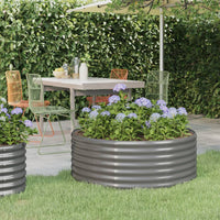 lit sureleve jardin acier grands volumes gris 100 x 100 x 36 cm 1 | jardinna