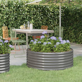 lit sureleve jardin acier grands volumes gris 100 x 100 x 36 cm 1 | jardinna