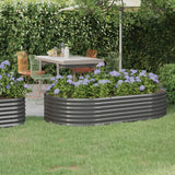 lit sureleve jardin acier grands volumes gris 175 x 100 x 36 cm 1 | jardinna