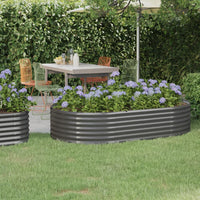 lit sureleve jardin acier grands volumes gris 175 x 100 x 36 cm 1 | jardinna