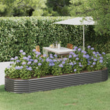 lit sureleve jardin acier grands volumes gris 322 x 100 x 36 cm 1 | jardinna