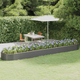 lit sureleve jardin acier grands volumes gris 507 x 100 x 36 cm 1 | jardinna