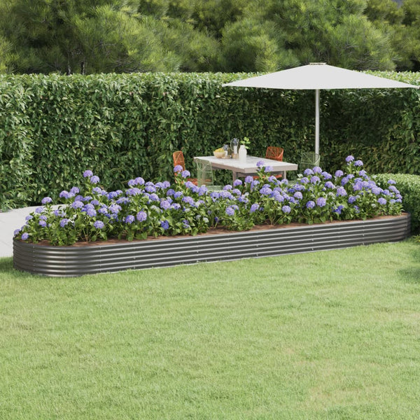 lit sureleve jardin acier grands volumes gris 523 x 140 x 36 cm 1 | jardinna