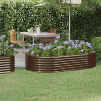 lit sureleve jardin acier grands volumes marron 175 x 100 x 36 cm 1 | jardinna