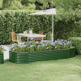 lit sureleve jardin acier grands volumes vert 249 x 100 x 36 cm 1 | jardinna