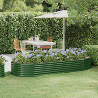 lit sureleve jardin acier grands volumes vert 249 x 100 x 36 cm 1 | jardinna