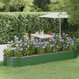 lit sureleve jardin acier grands volumes vert 322 x 100 x 36 cm 1 | jardinna
