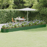 lit sureleve jardin acier grands volumes vert 544 x 100 x 36 cm 1 | jardinna