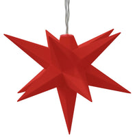lumiere noel 10 led rouge 75x10 cm fonction minuterie ip44 7 | jardinna