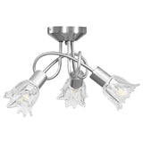 luminaire plafonnier design chrome satine 2 | jardinna