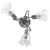 luminaire plafonnier design chrome satine 3 | jardinna