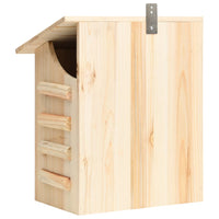 maison pou chauve souris bois sapin massif 30x20x38 cm anthracite 1 | jardinna