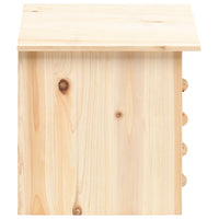 maison pou chauve souris bois sapin massif 30x20x38 cm anthracite 2 | jardinna