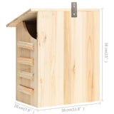 maison pou chauve souris bois sapin massif 30x20x38 cm anthracite 6 | jardinna