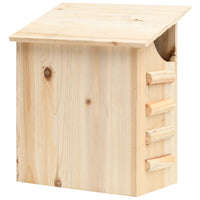 maison pou chauve souris bois sapin massif 30x20x38 cm anthracite default title | jardinna