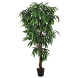 manguier artificiel tronc bois 1 120 cm | jardinna