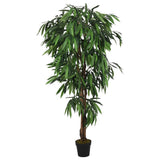 manguier artificiel tronc bois 1 150 cm | jardinna