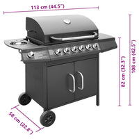meilleur barbecue gaz 6 zone cuisson acier inoxydable 8 | jardinna