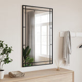 miroir minimaliste fixation murale 1 60 x 100 cm | jardinna