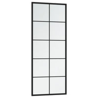 miroir mural decoratif cadre noir elegant 2 1 | jardinna