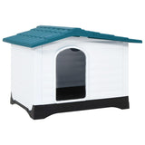 niche chien moderne plastique durable bleu | jardinna