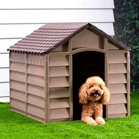 niche exterieure chien plastique 86 x 84 x 82 cm | jardinna