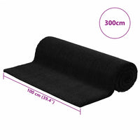 paillasson exterieur noir fibre coco 100 x 300 x 16 4 1 | jardinna