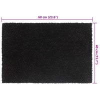 paillasson tapis absorbant noir interieur exterieur 3 1 | jardinna