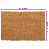 paillasson tapis porte fibre coco 40 x 60 x 16 3 1 | jardinna