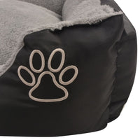 panier chien noir confortable lavable 2 | jardinna