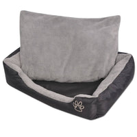 panier chien noir confortable lavable xxl 1 | jardinna