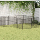 parc chiens durable securise 303 x 300 x 100 cm | jardinna