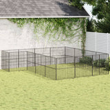 parc chiens durable securise 403 x 400 x 100 cm | jardinna