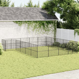 parc chiens durable securise 503 x 500 x 100 cm | jardinna