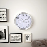 pendule murale design contraste eleve blanc | jardinna