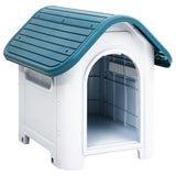 petite niche chien durable lexterieur bleu | jardinna