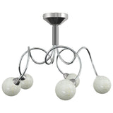 plafonnier moderne design acier chrome 1 1 | jardinna