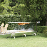 plateau charbon acier inoxydable gamme complete argente 158 x 42 x 31 cm 1 | jardinna