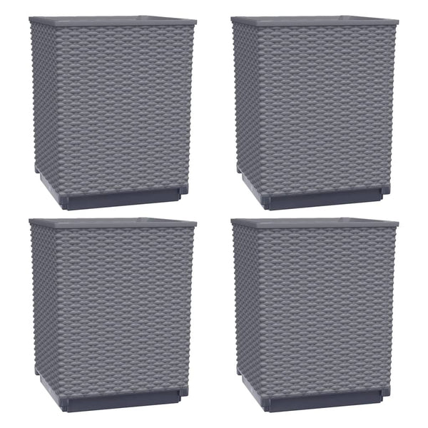 pot fleur exterieur jardiniere design contemporain set 2 | jardinna