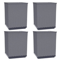 pot fleur exterieur jardiniere design contemporain set 2 | jardinna