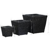 pot fleurs exterieur jacinthe deau set 3 pcs 8 | jardinna
