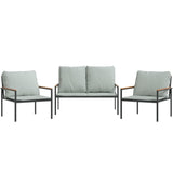 salon jardin confortable coussins rembourres moderne 3 pcs 2 | jardinna