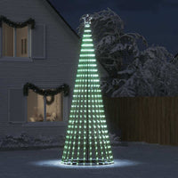 sapin noel a led conique 1028 led blanc froid 403 cm 3 | jardinna