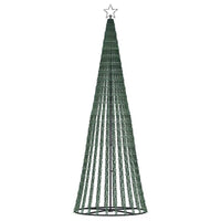 sapin noel a led conique 1028 led colorees 403 cm 4 | jardinna